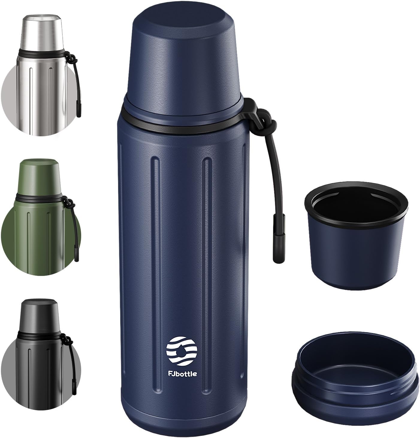 Thermos isotherme à café 1 L avec tasse longue durée