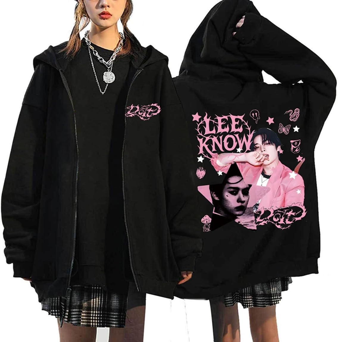 Sweat zippé Y2K Stray Kids DO IT (KASEN)