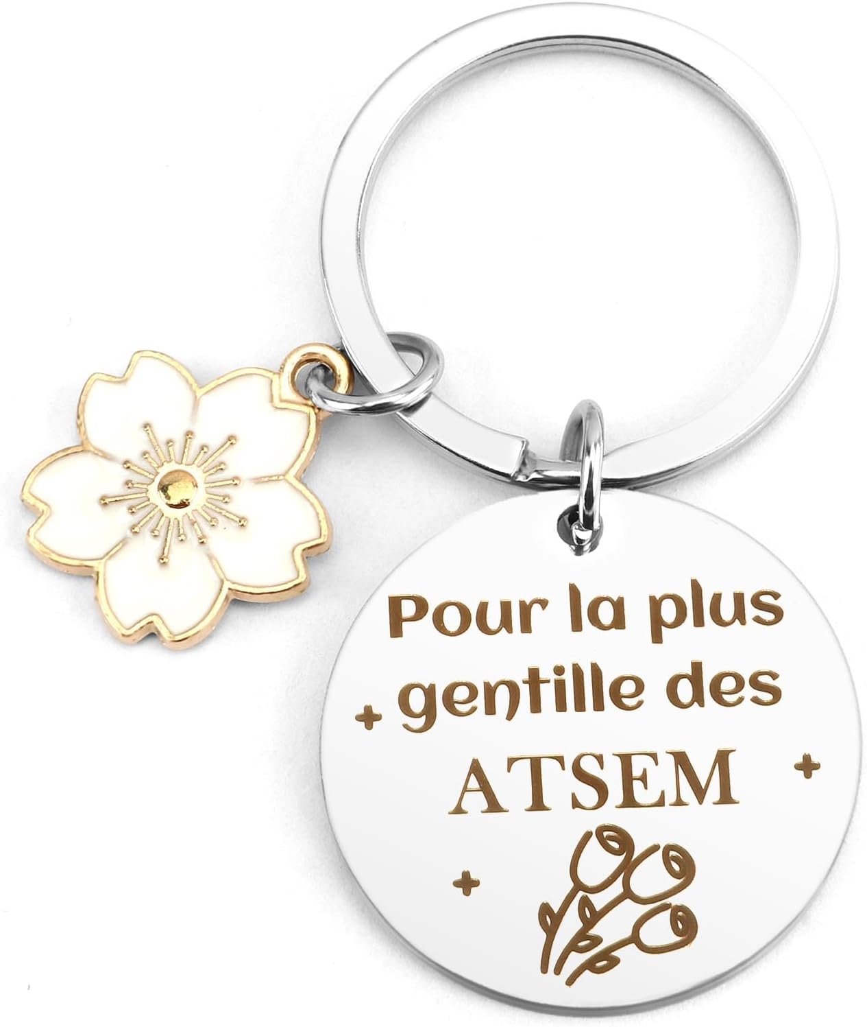 Porte-clé ATSEM remerciement