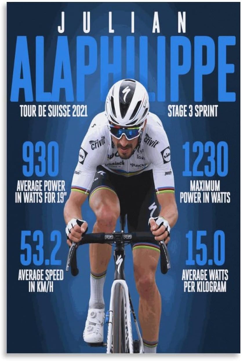 Toile Julian Alaphilippe (déco cyclisme)