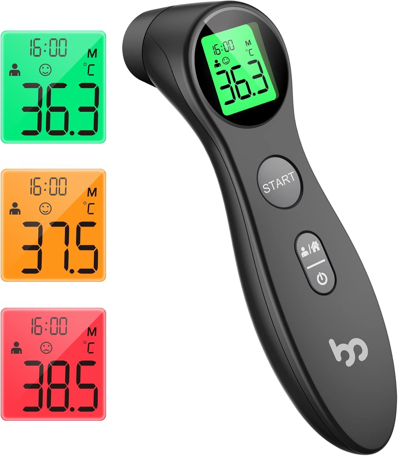 Thermomètre frontal médical sans contact bébé et adultes