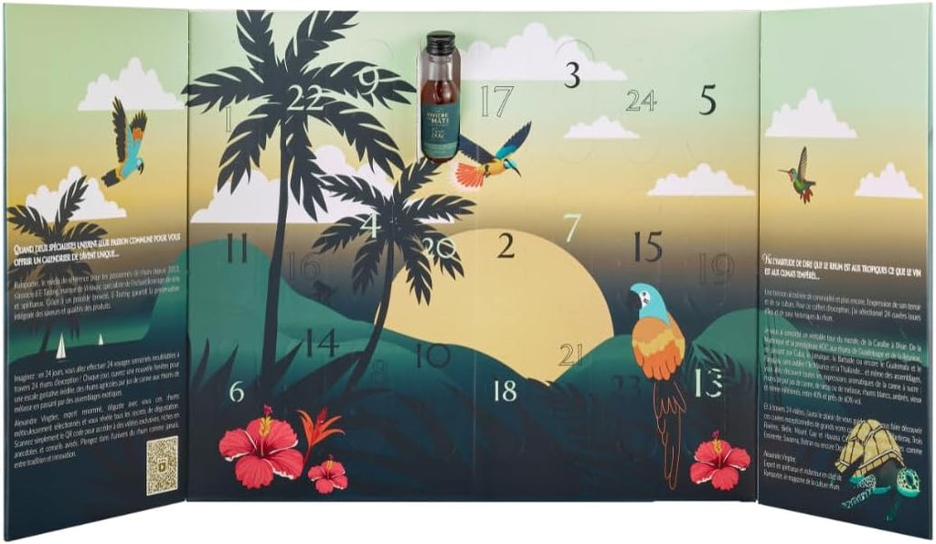 Calendrier de l’Avent Rhum Le Tour du Monde des Rhums 2025 - Rumporter