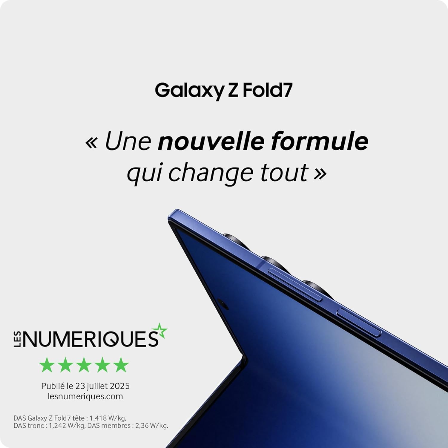 Samsung Galaxy Z Fold7 – 📱 Le smartphone pliable ultra premium