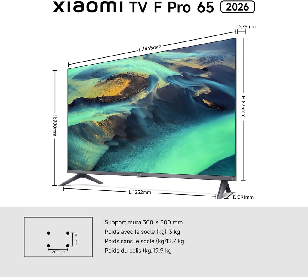 Xiaomi TV F Pro 65" : la Smart TV 4K QLED qui transforme ton salon en salle de cinéma
