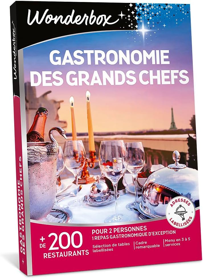 Coffret cadeau Gastronomie des Grands Chefs - Wonderbox