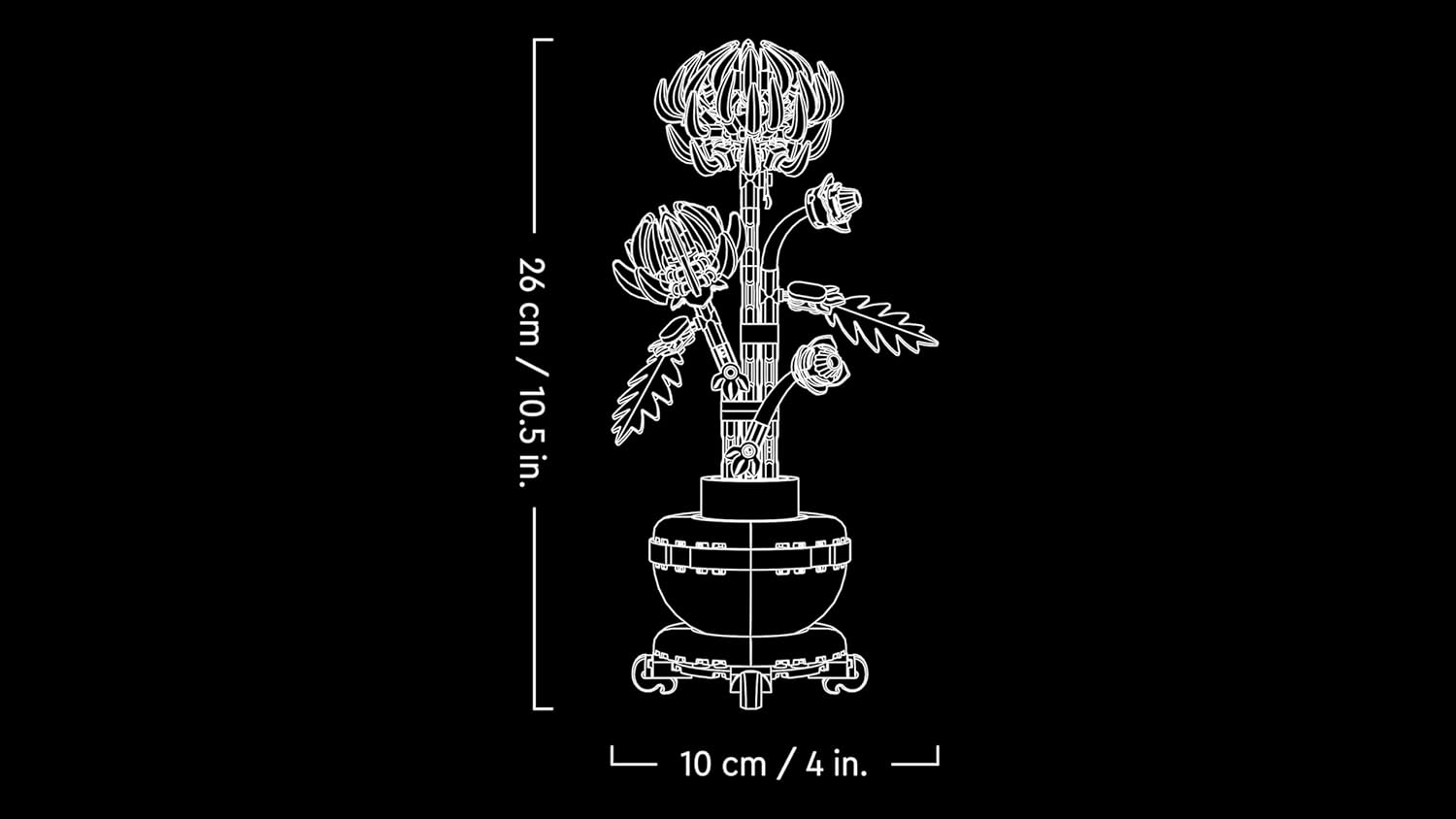 LEGO Botanicals Le Chrysanthème 10368 Lego
