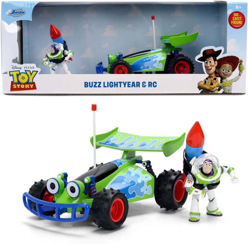 Jada Toys Toy Story — Buggy avec Buzz l'Éclair (19 cm, métal)