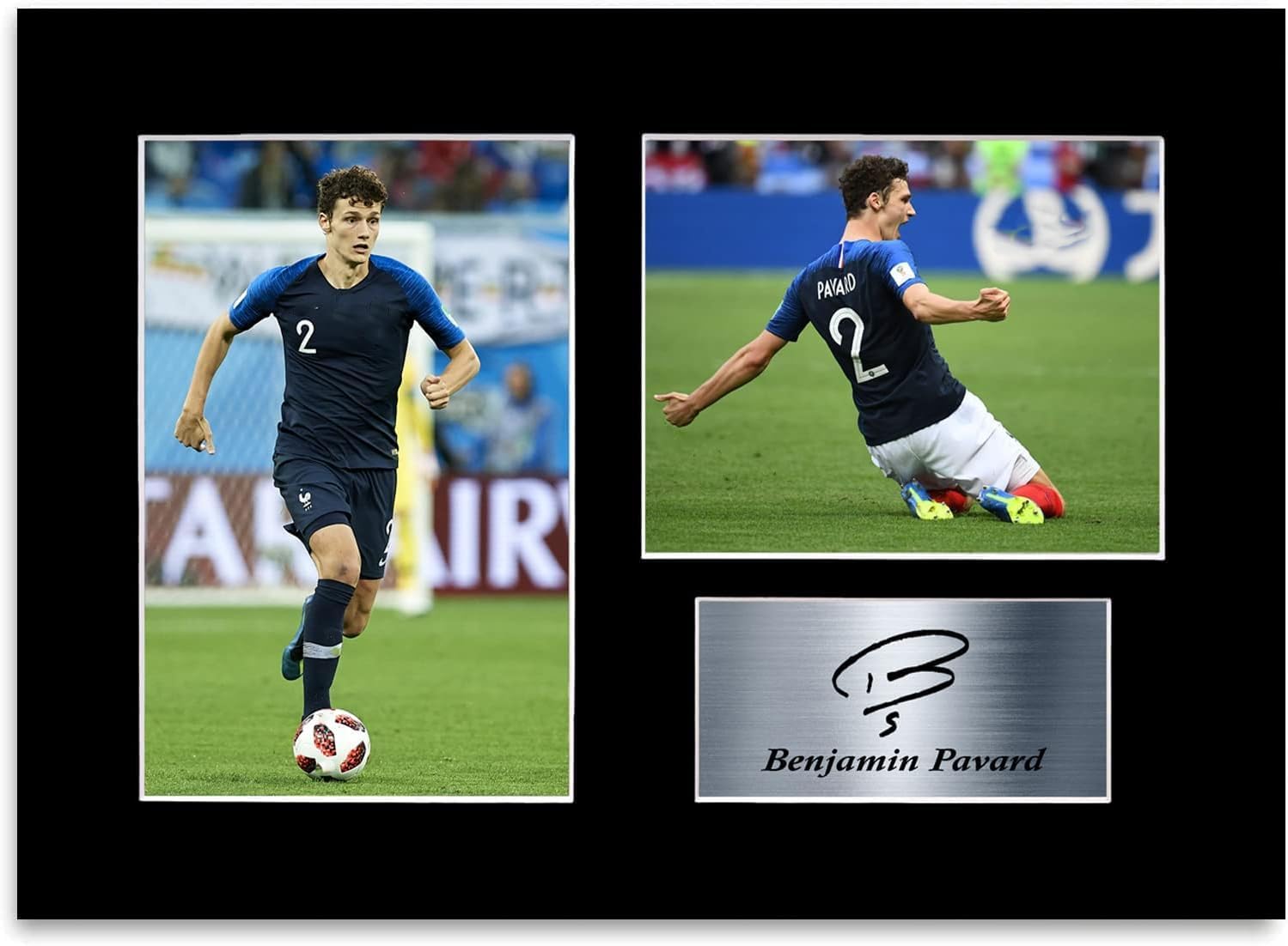 Cadre photo Benjamin Pavard (autographe)