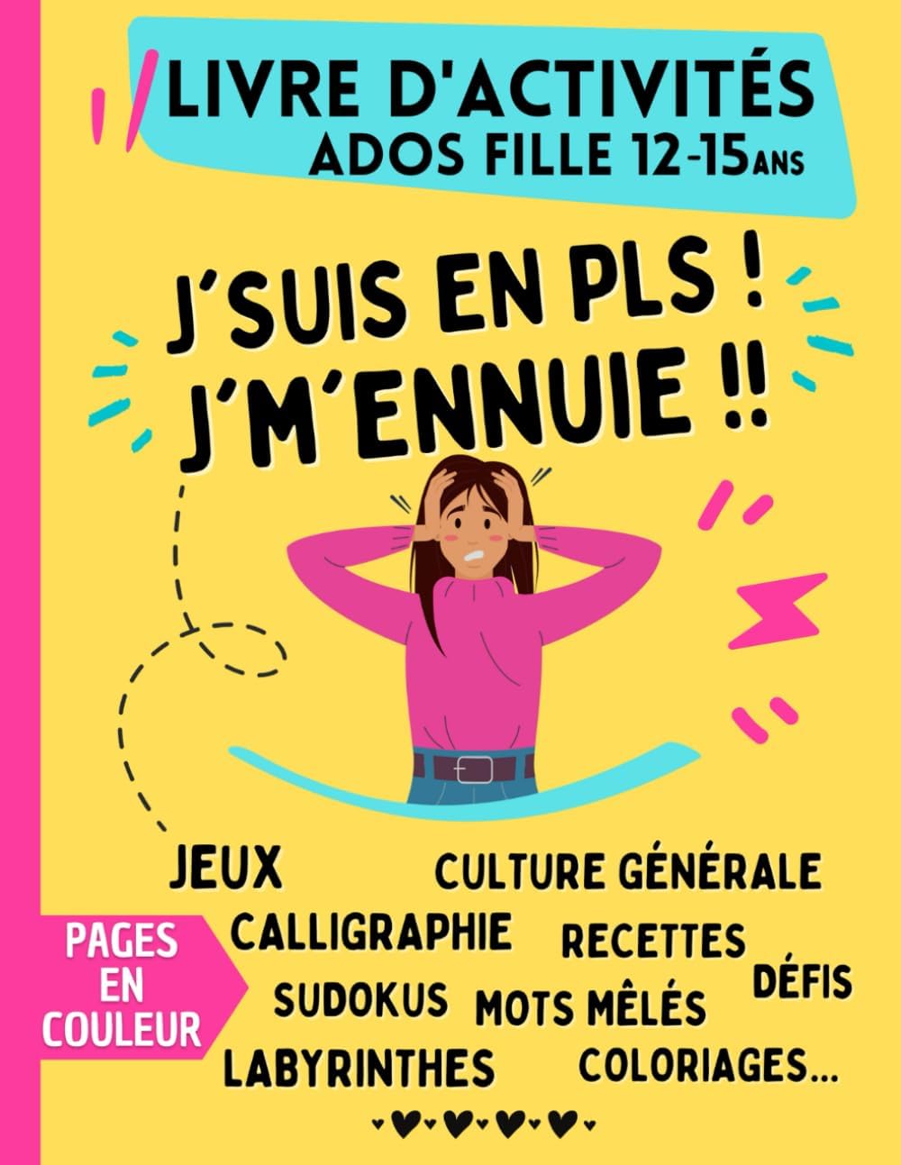 Livre d'activités pour ado fille (12-15 ans)