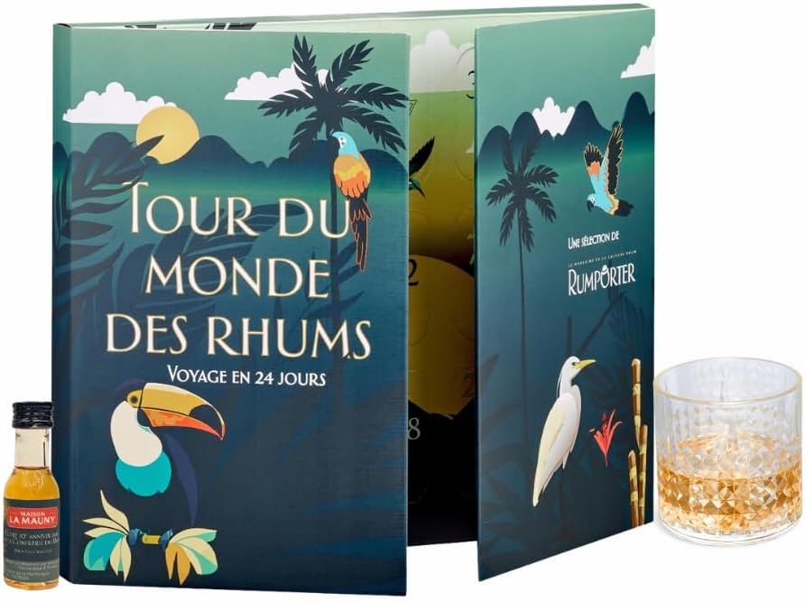Calendrier de l’Avent Rhum Le Tour du Monde des Rhums 2025 - Rumporter