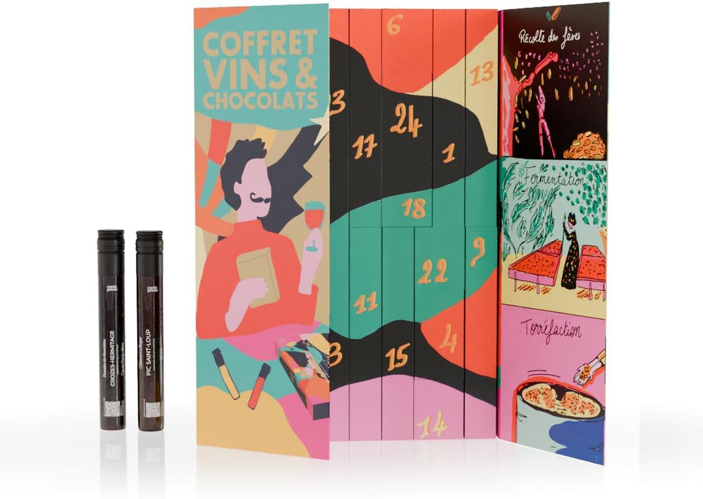Calendrier de l’Avent Vins & Chocolats 2025 - Flakon