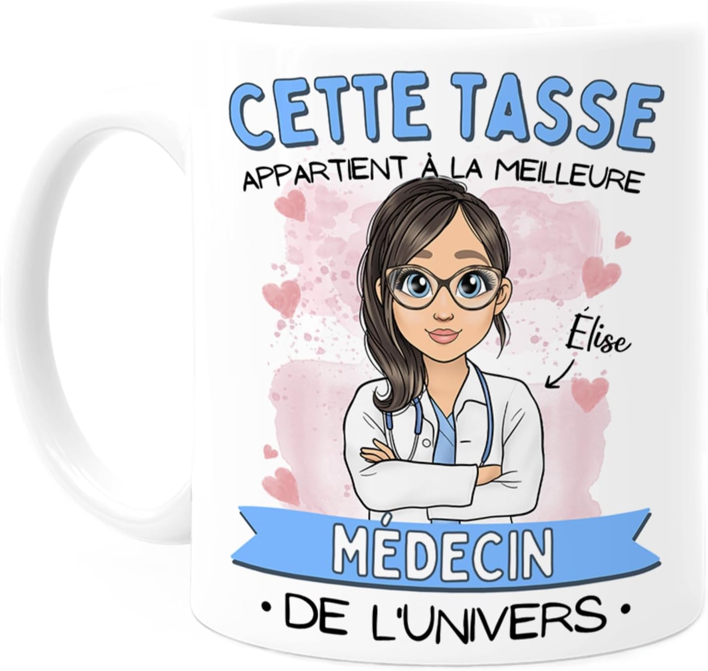 Tasse personnalisable « Docteur » (Cupdarling)