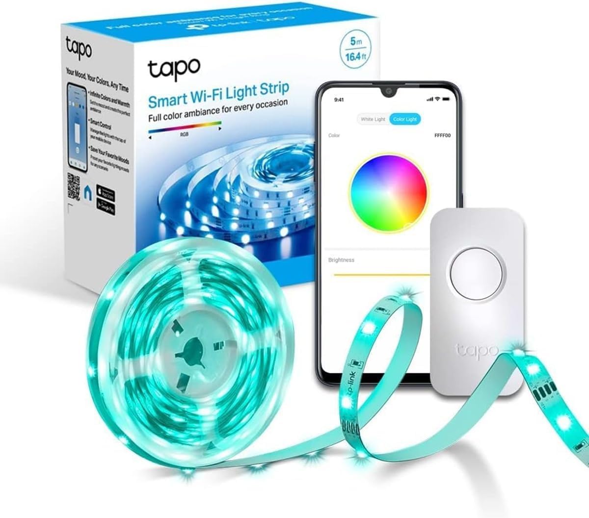 Tapo, ruban LED connecté WiFi RGB 5 m