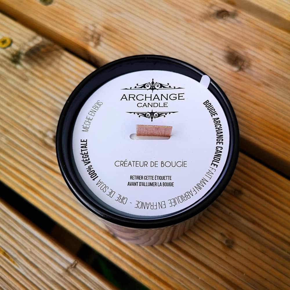 Bougie parfumée personnalisée avec photo et texte L'épicerie Chérie