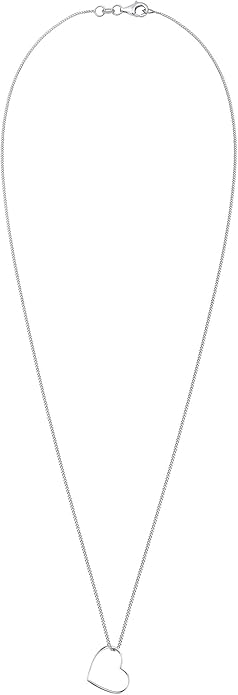 Collier Femme Pendentif Cœur Filigrane en Argent Sterling 925 Elli