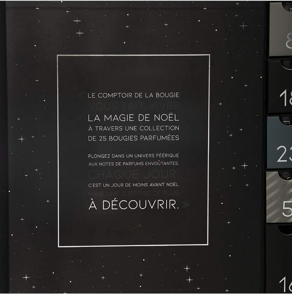Calendrier de l'Avent Atmosphera Le Comptoir de la Bougie 25 bougies parfumées