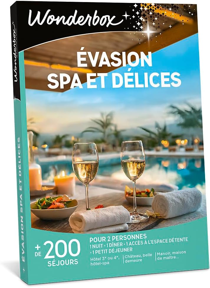 Coffret cadeau Évasion Spa Et Délices - Wonderbox Wonderbox