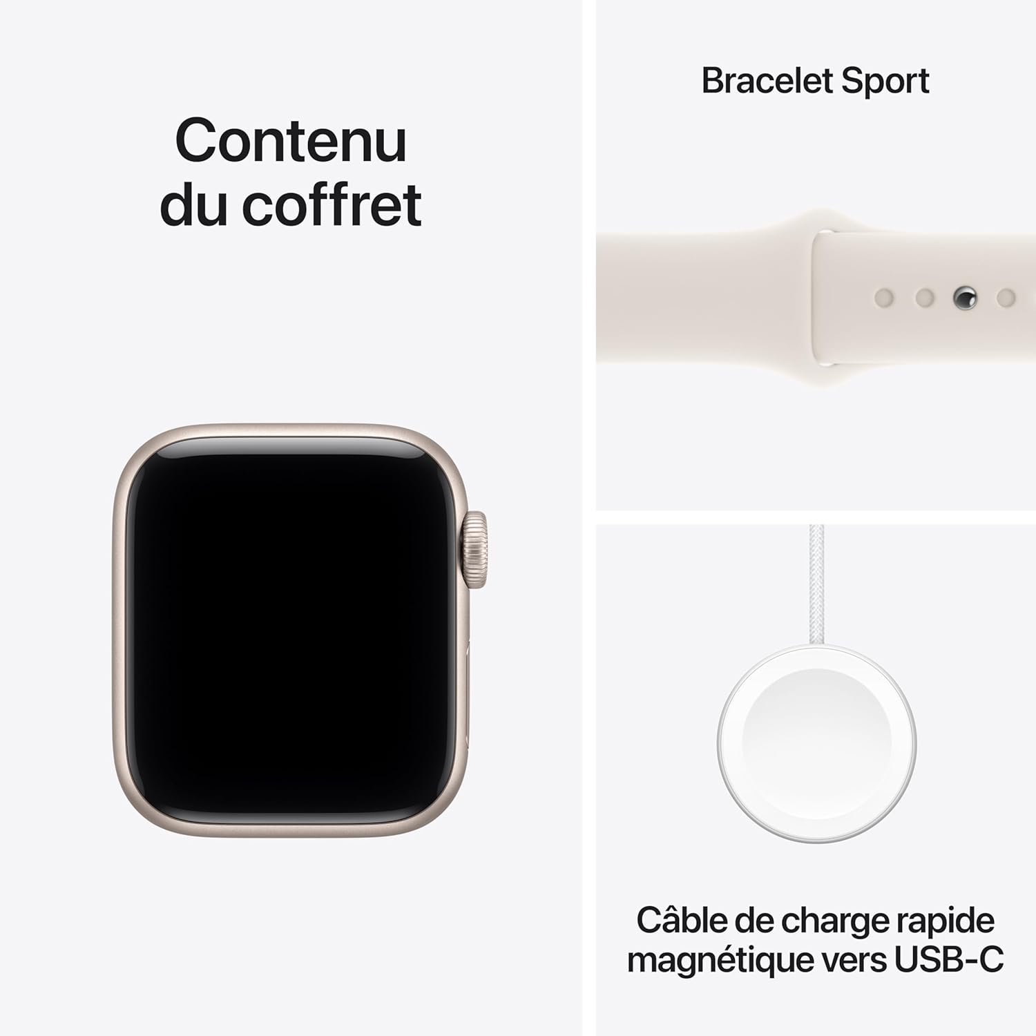 Montre connectée Apple Watch SE 3 – ⌚ Idéale pour le quotidien