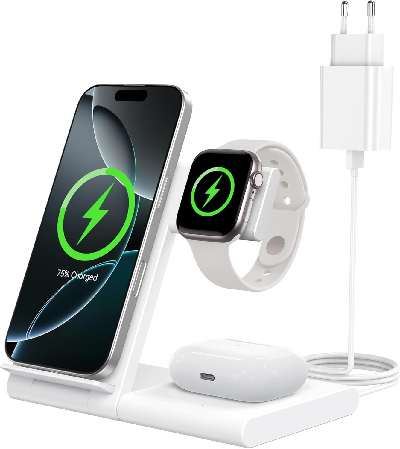 Station de charge sans fil 3-en-1