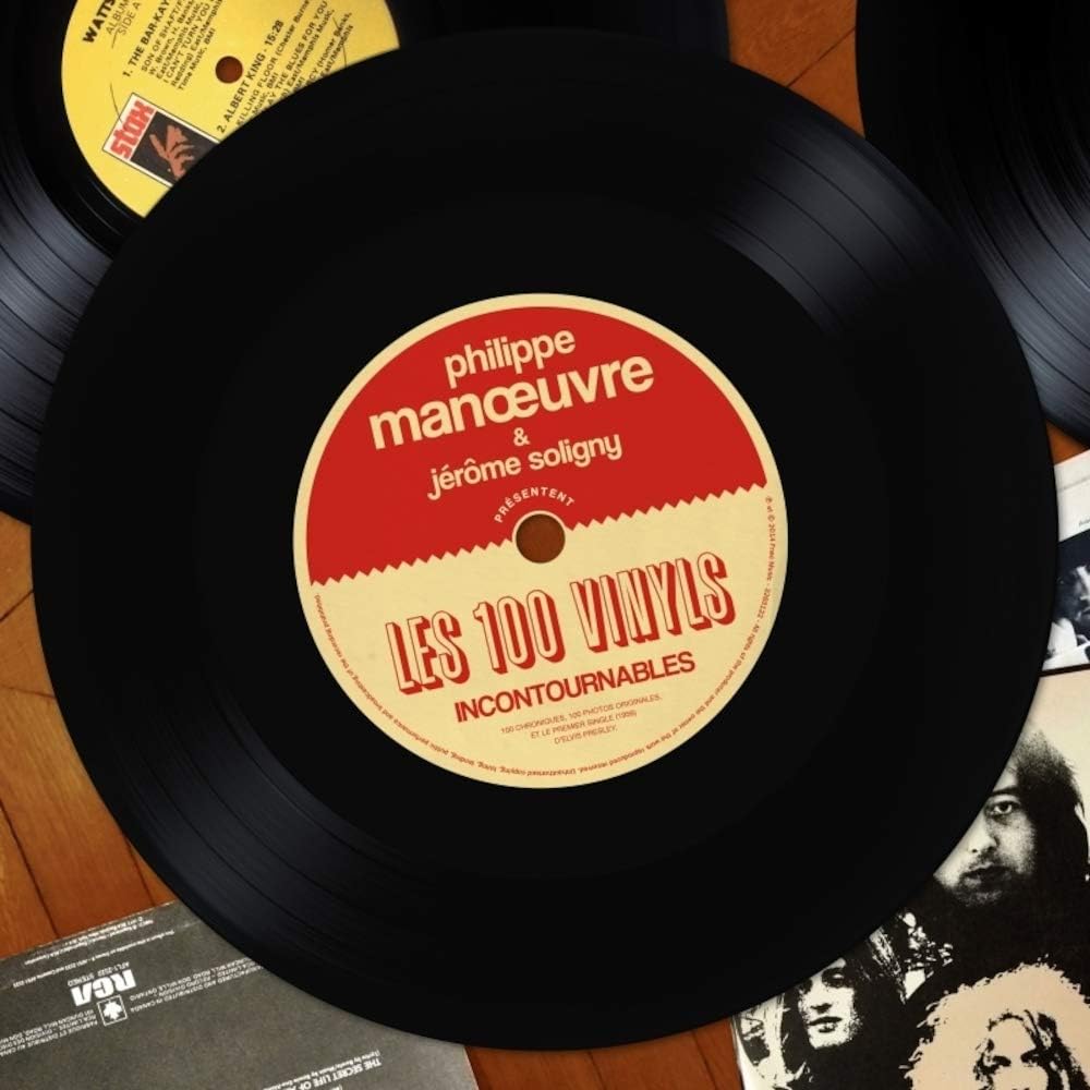 Livre Les 100 Vinyles Incontournables avec un 45 tours