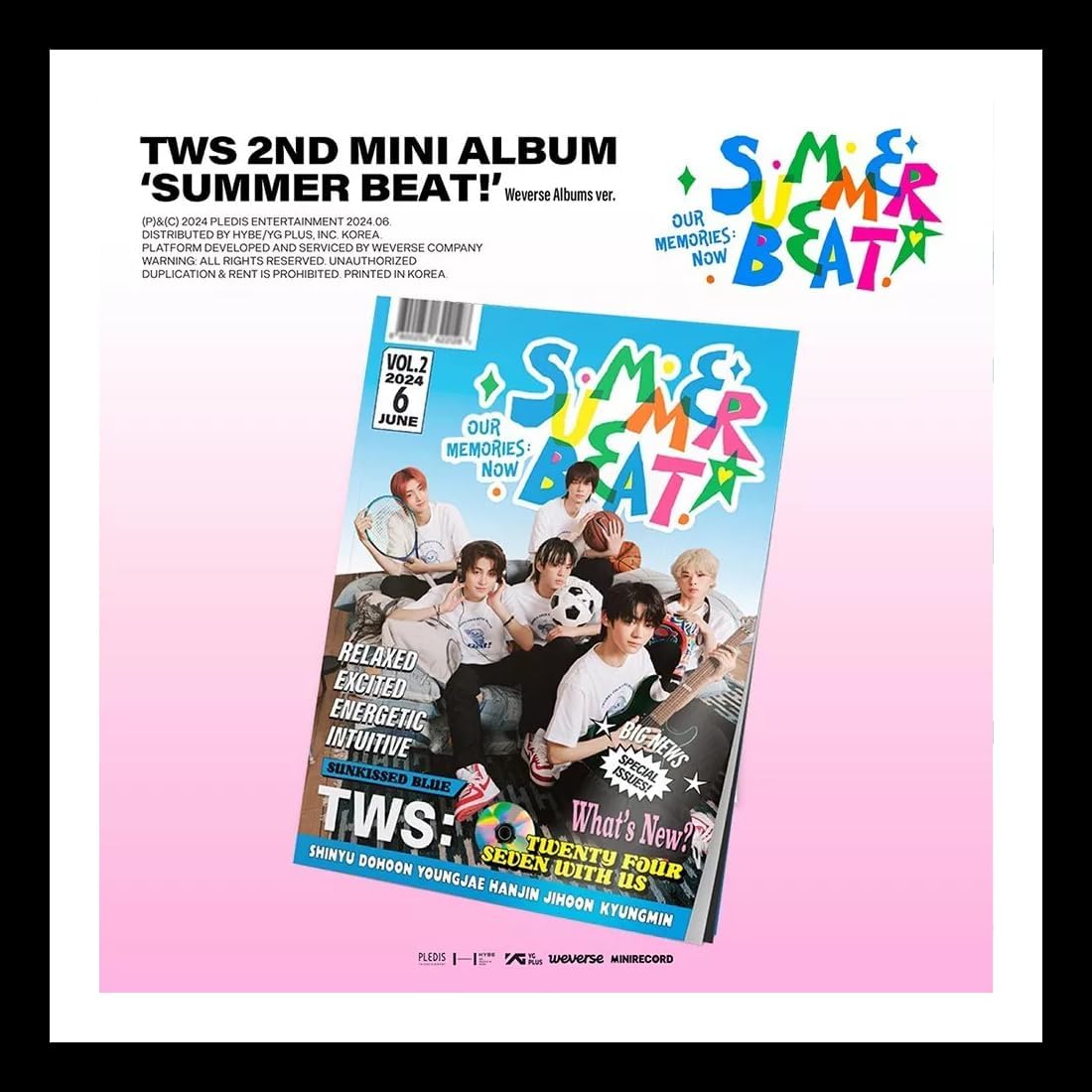 TWS — Summer Beat!, 2e Mini Album (Weverse Albums Ver.)