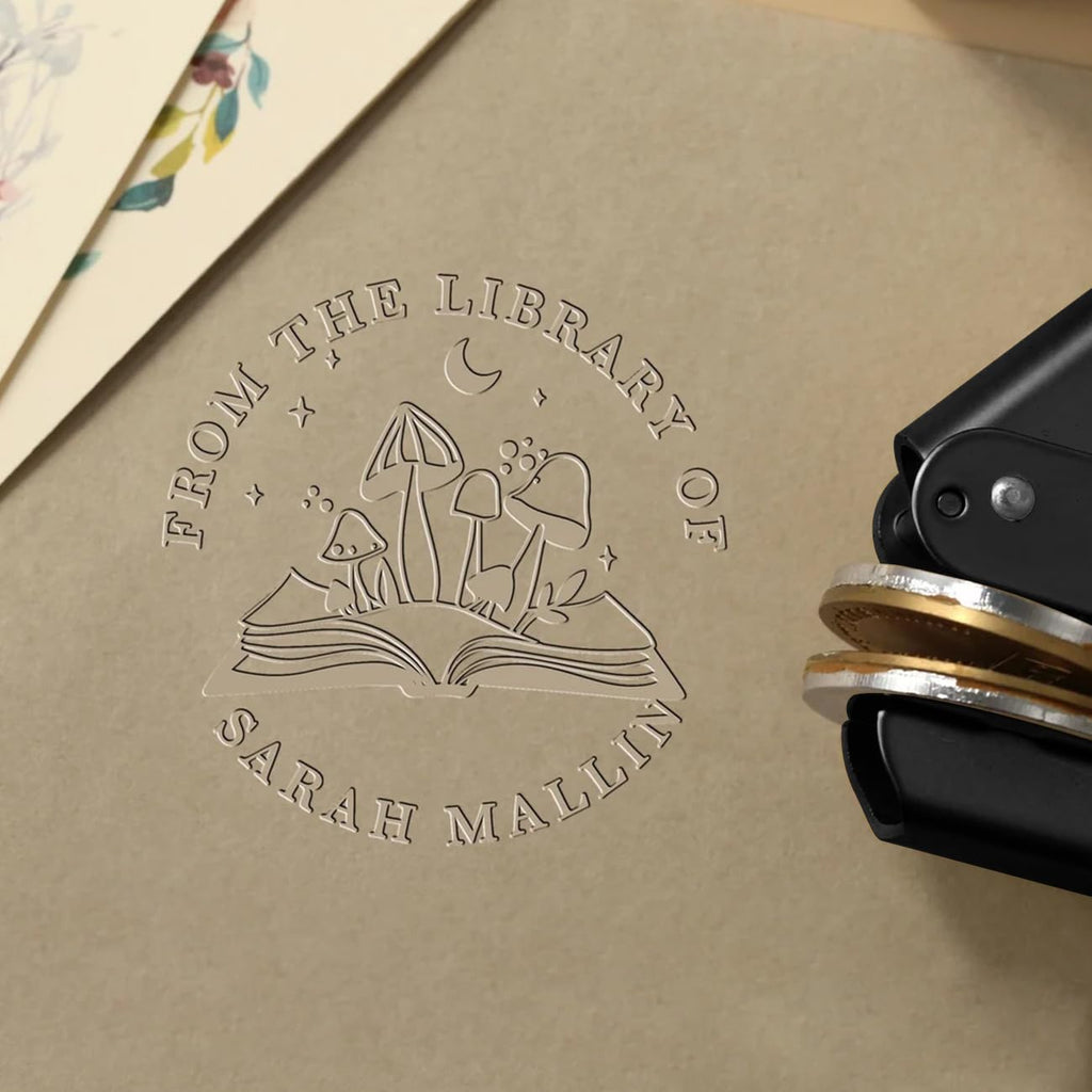 Embosseur Ex Libris personnalisé pour les amoureux des livres