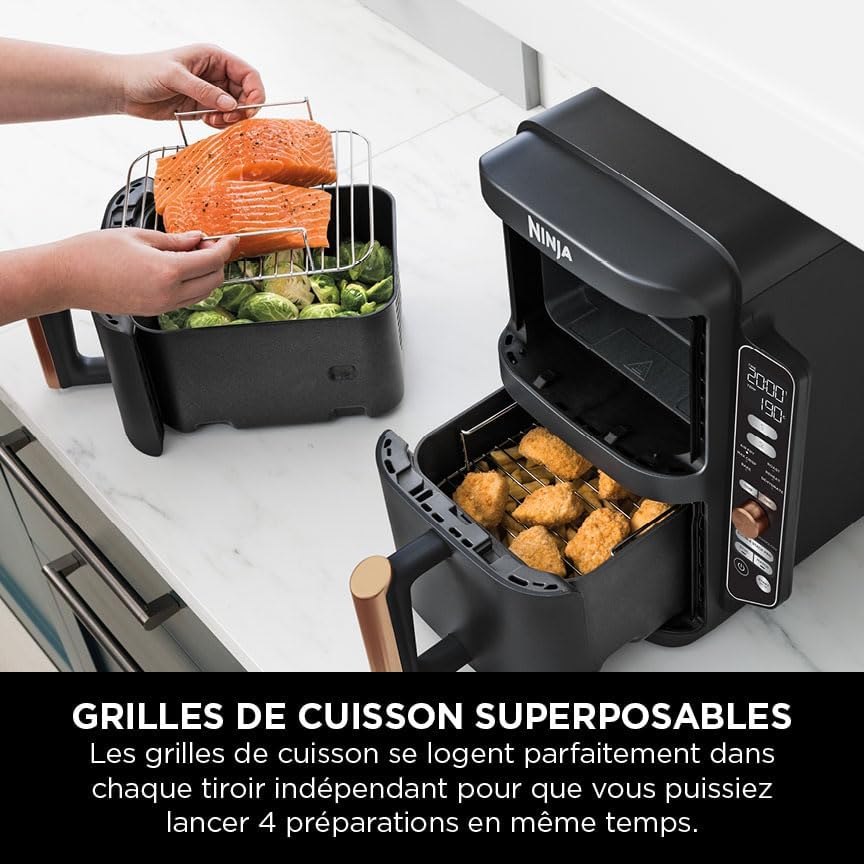 NINJA Double Stack XL Air Fryer 2 - La friteuse électrique double étage