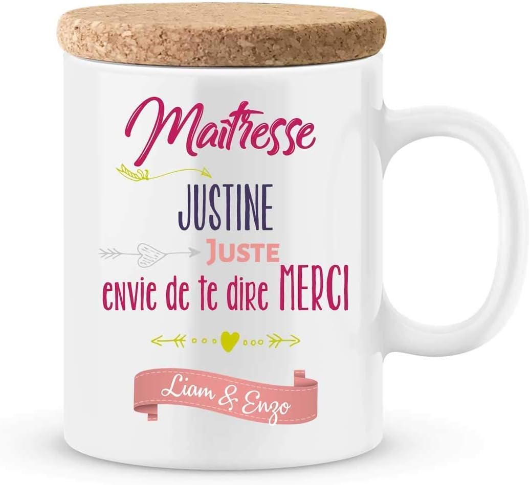 Mug « Maîtresse » à personnaliser (ÉNJA Création)