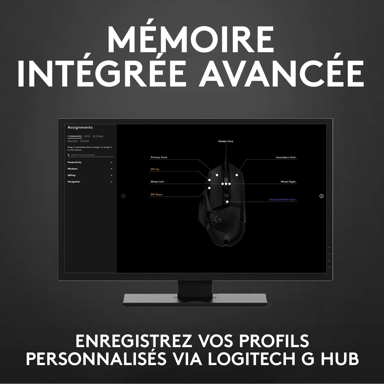 Souris gamer Logitech G502 HERO