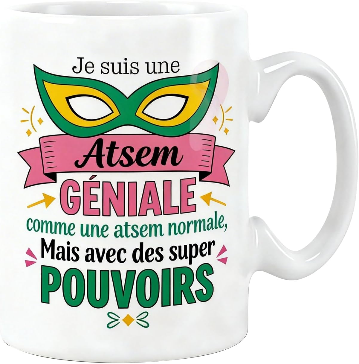 Mug ATSEM humoristique (AHEZQILU)