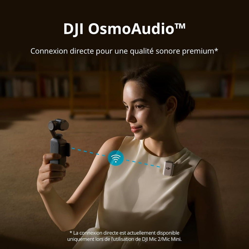 DJI Osmo Pocket 3 - La mini caméra stabilisée 4K pour des vidéos ultra fluides
