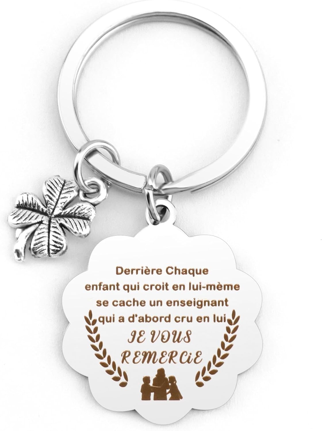 Porte-clés « Merci » grand format (école)