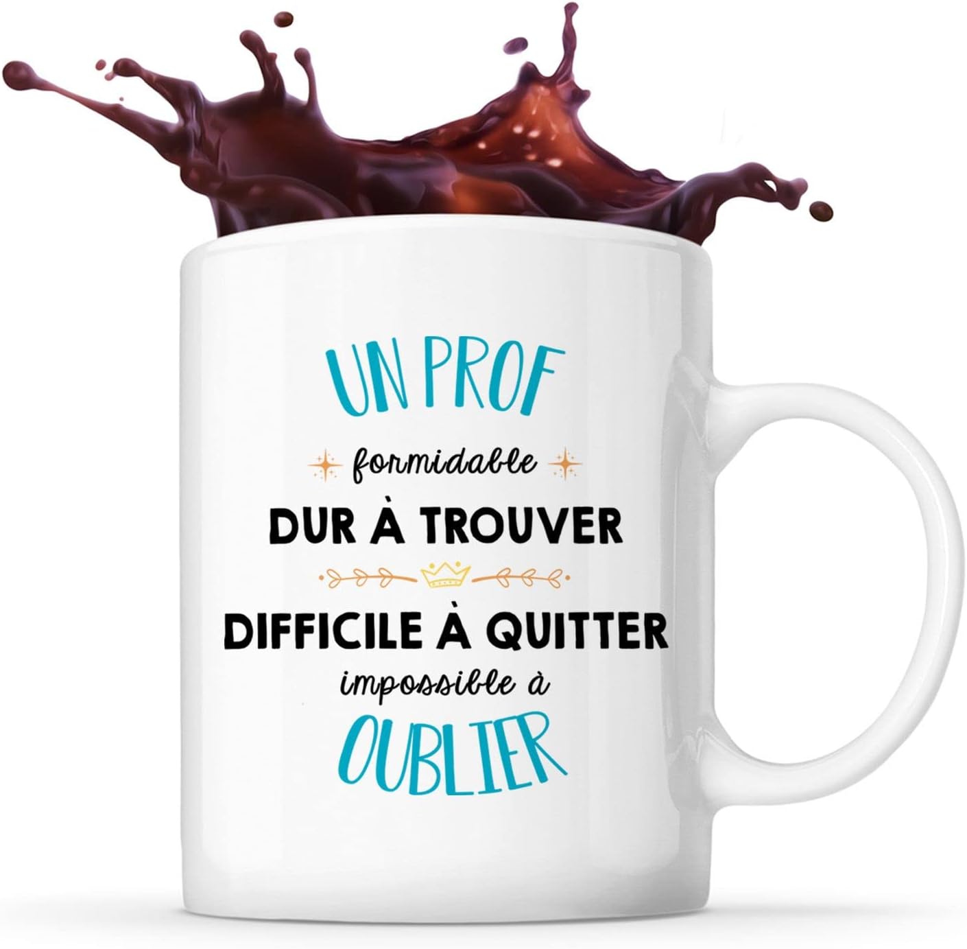 Mug « Formidable Prof » blanc (Planetee)