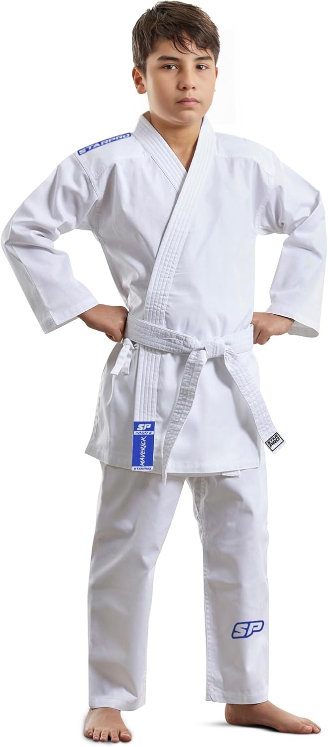 Kimono de judo et karaté enfant Starpro avec ceinture blanche