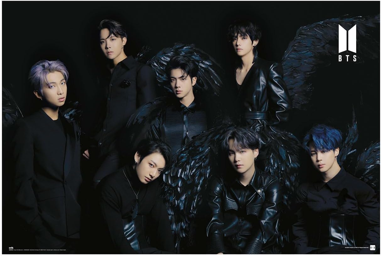 Poster BTS Black Wings (impression d'art)