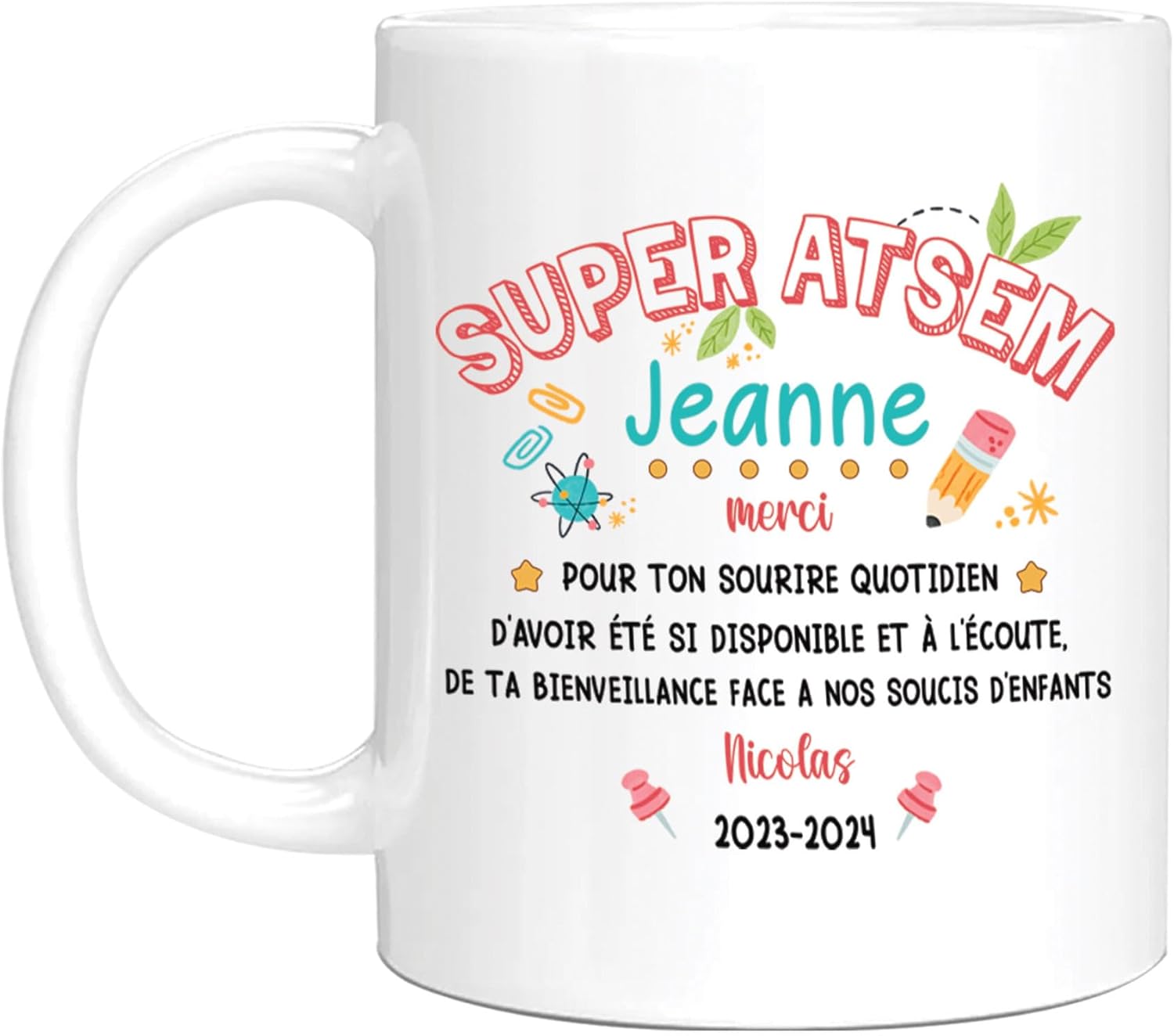 Mug ATSEM personnalisé (HALUMI)