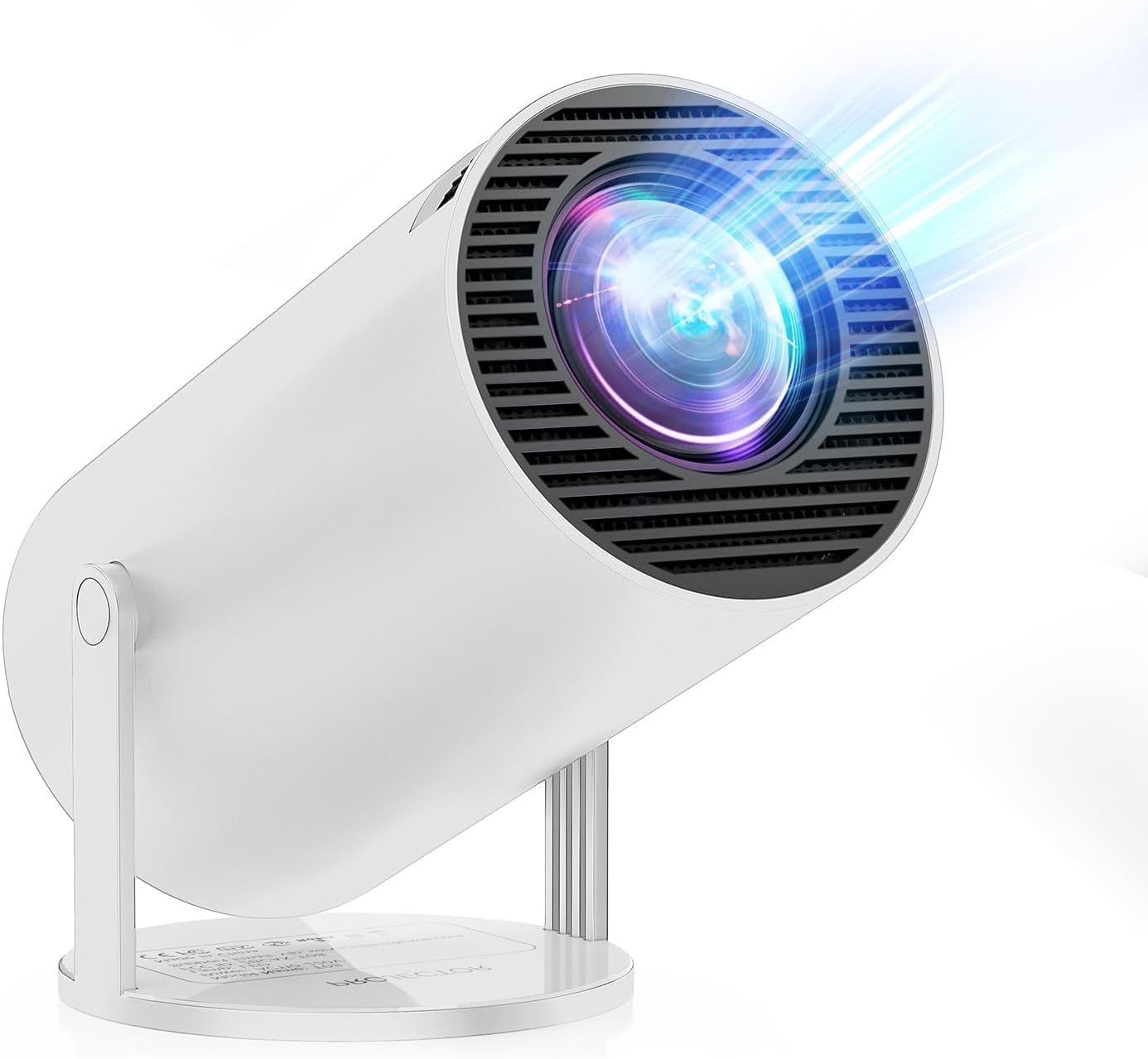 Mini projecteur portable Wi-Fi 6 et Bluetooth Full HD