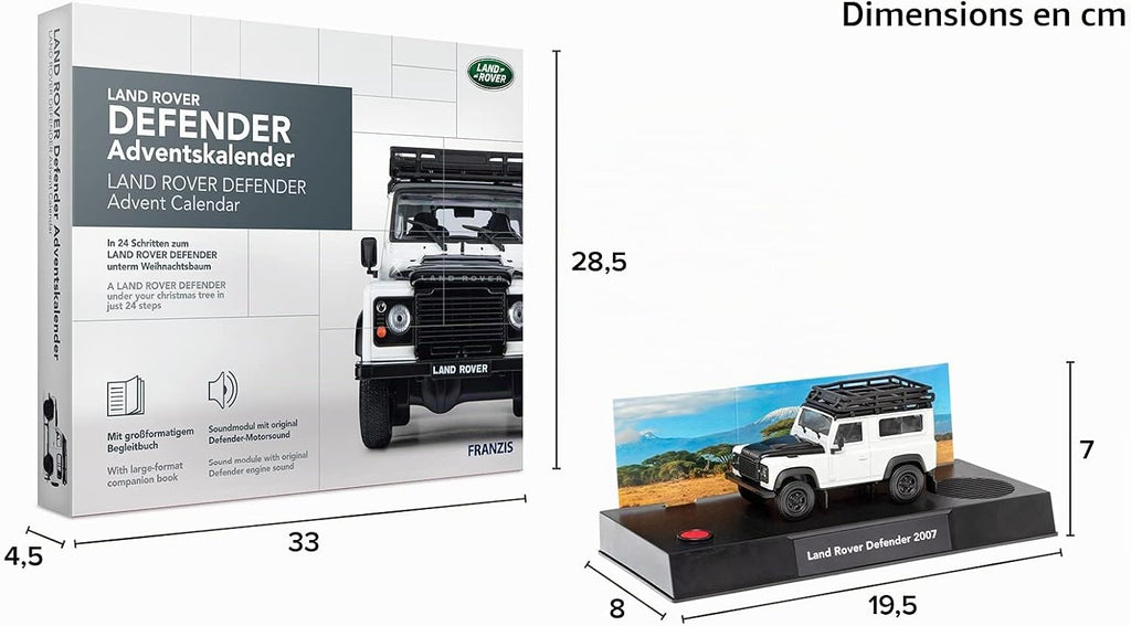 Calendrier de l'Avent Franzis Land Rover Defender