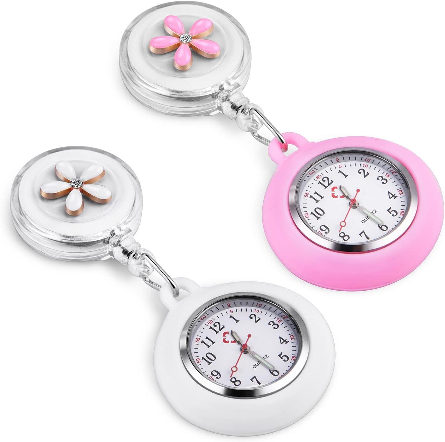 Montre à gousset d'infirmière (lot de 2, Vicloon)