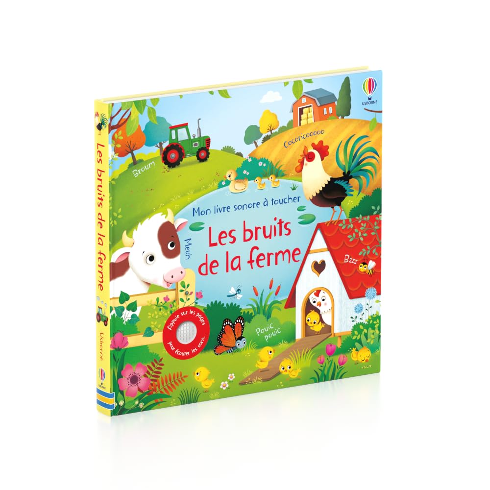 Mon livre sonore à toucher Les bruits de la ferme