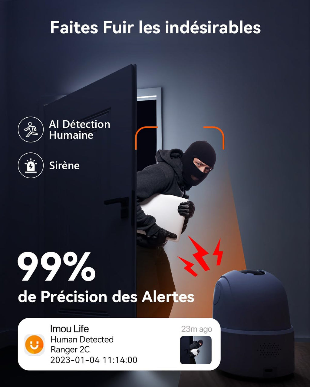 Imou 2K (3MP) : la caméra de surveillance intérieure ultra-complète à petit prix 🎥🏠