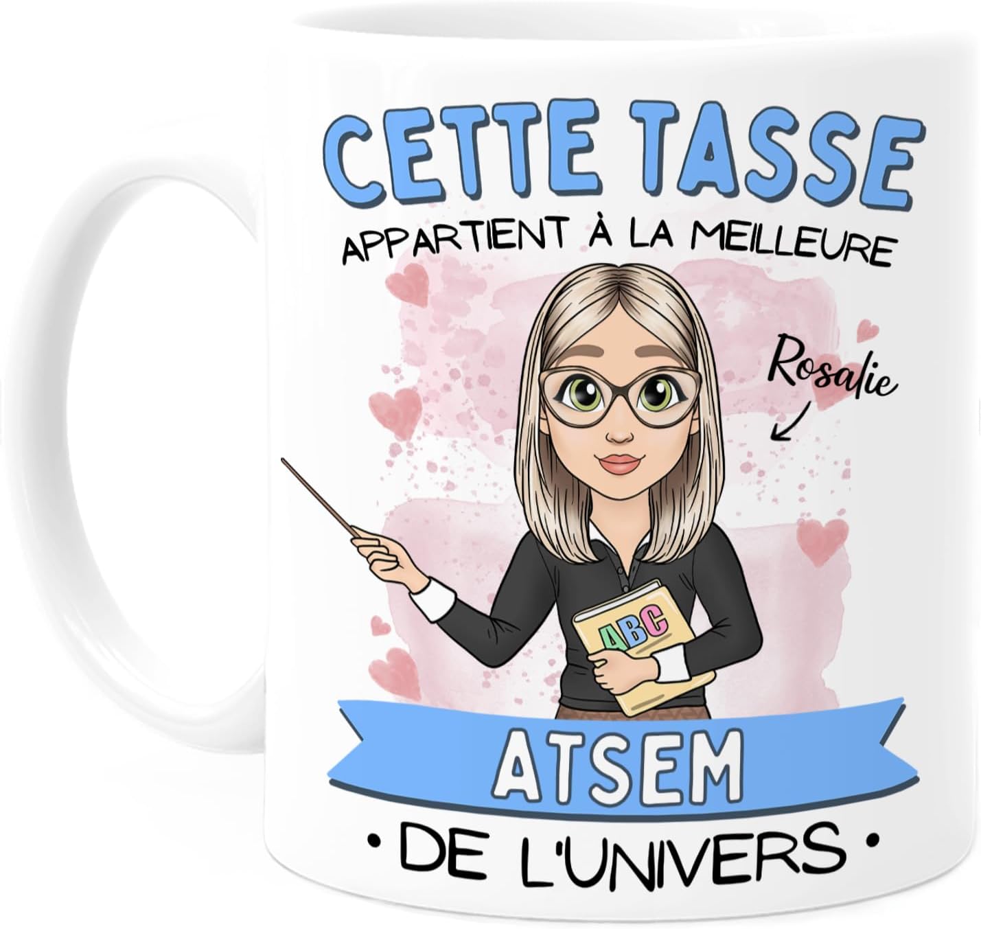 Tasse ATSEM personnalisée (Cupdarling)