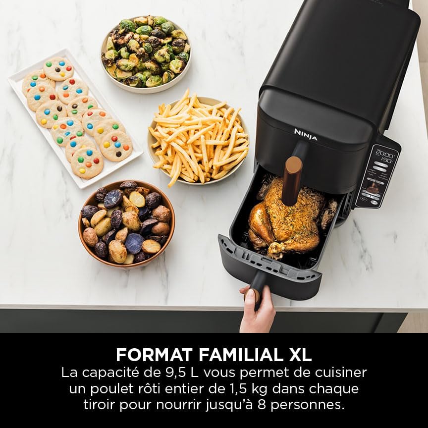 NINJA Double Stack XL Air Fryer 2 - La friteuse électrique double étage