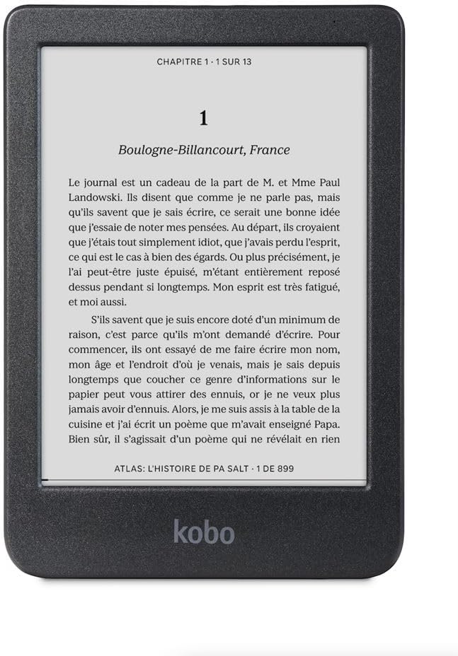 Kobo Clara BW, liseuse 6" anti-reflet