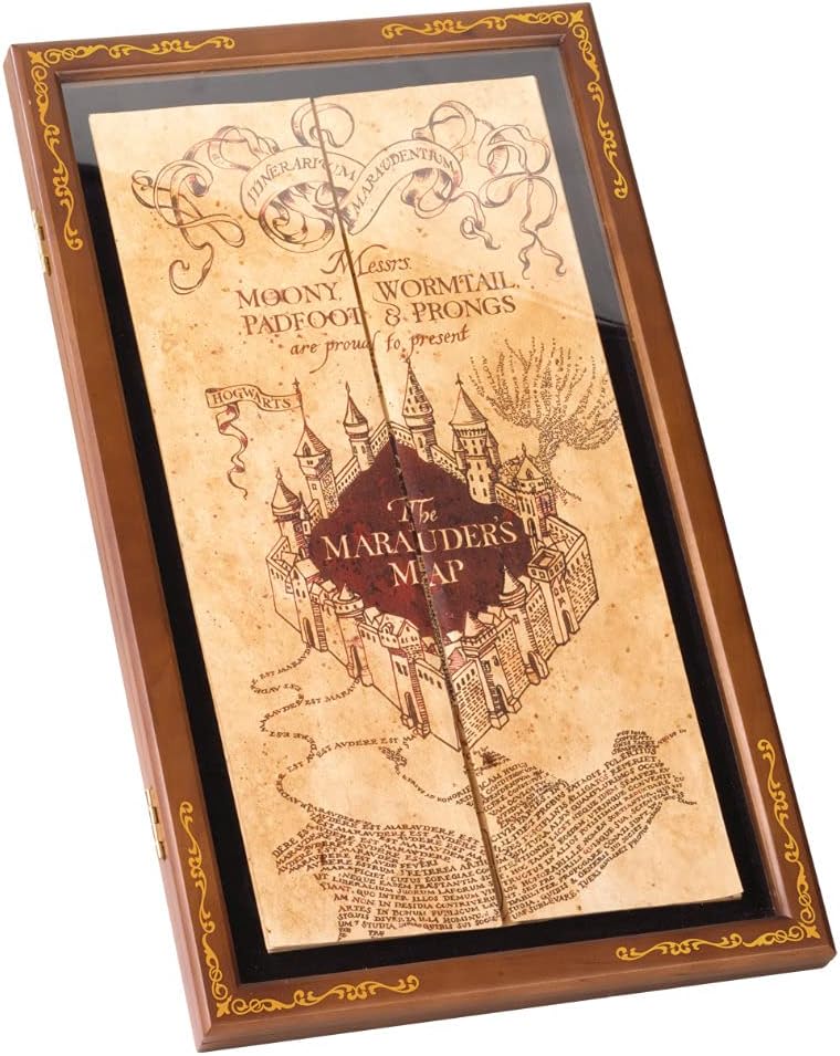 Vitrine présentoir Carte du Maraudeur