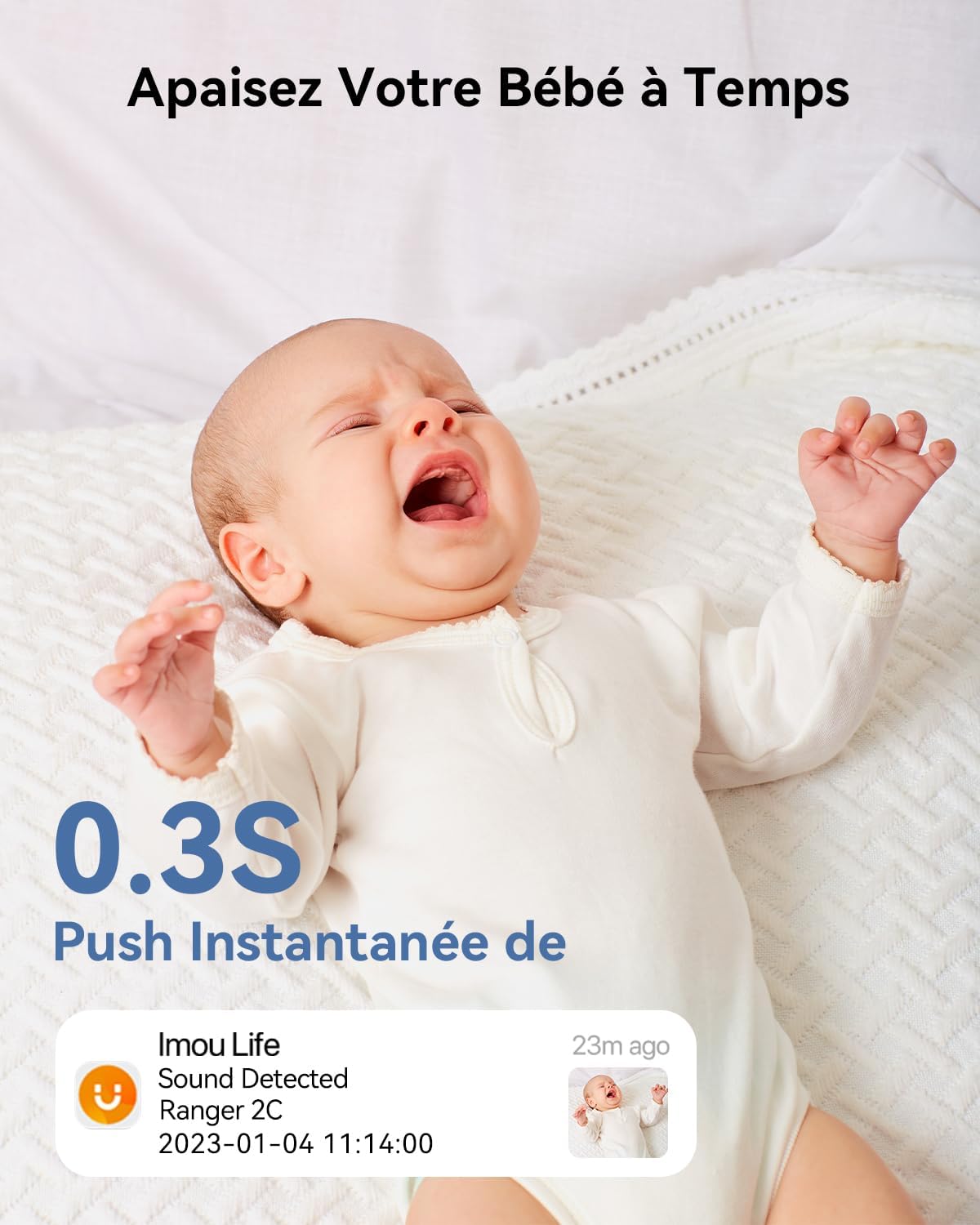 Imou 2K (3MP) : la caméra de surveillance intérieure ultra-complète à petit prix 🎥🏠