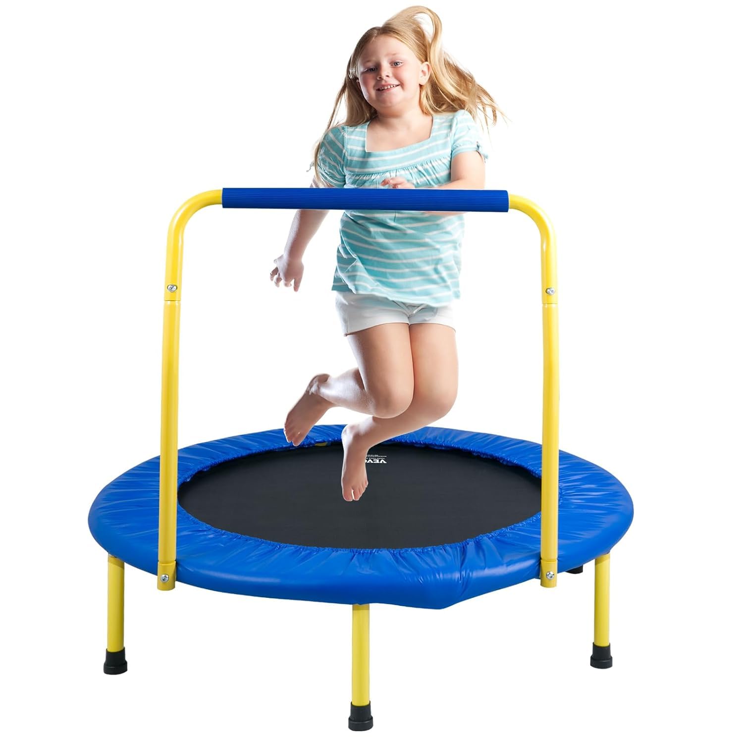 Mini-trampoline enfant 92 cm avec poignée VEVOR