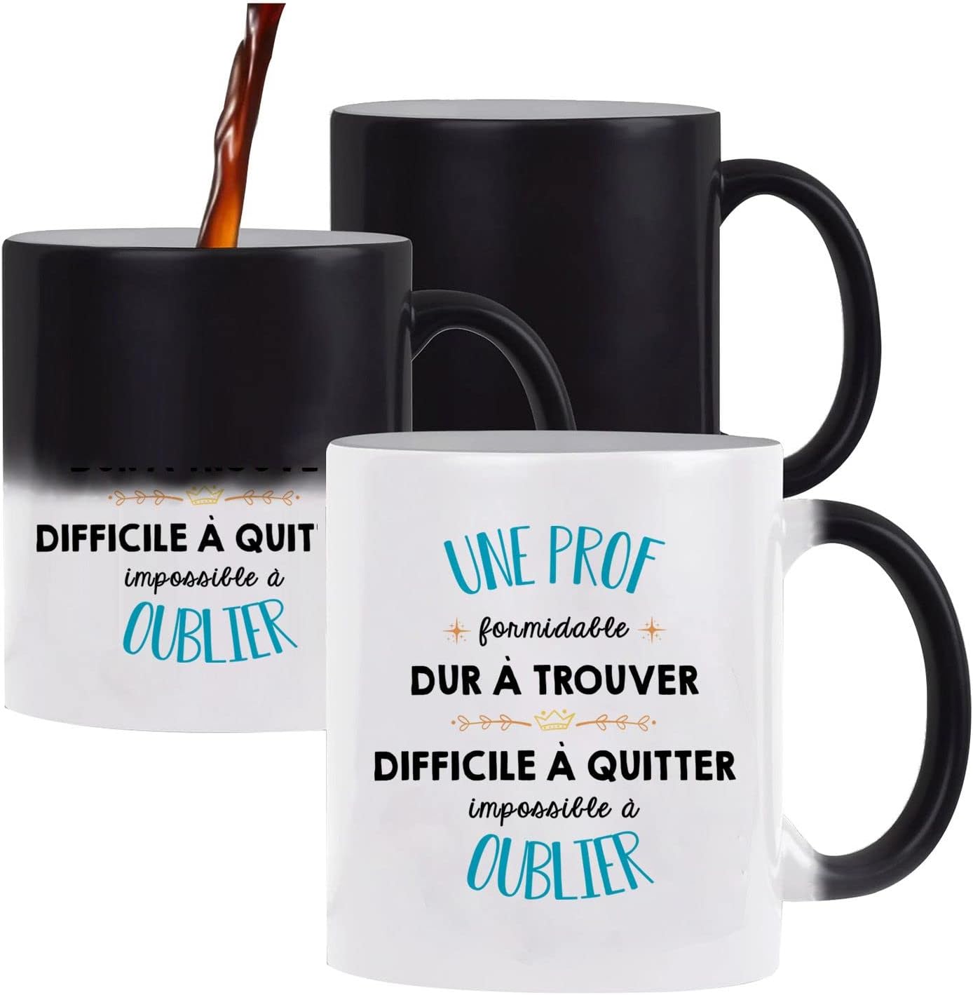 Mug magique « Formidable Prof » thermoréactif (Planetee)