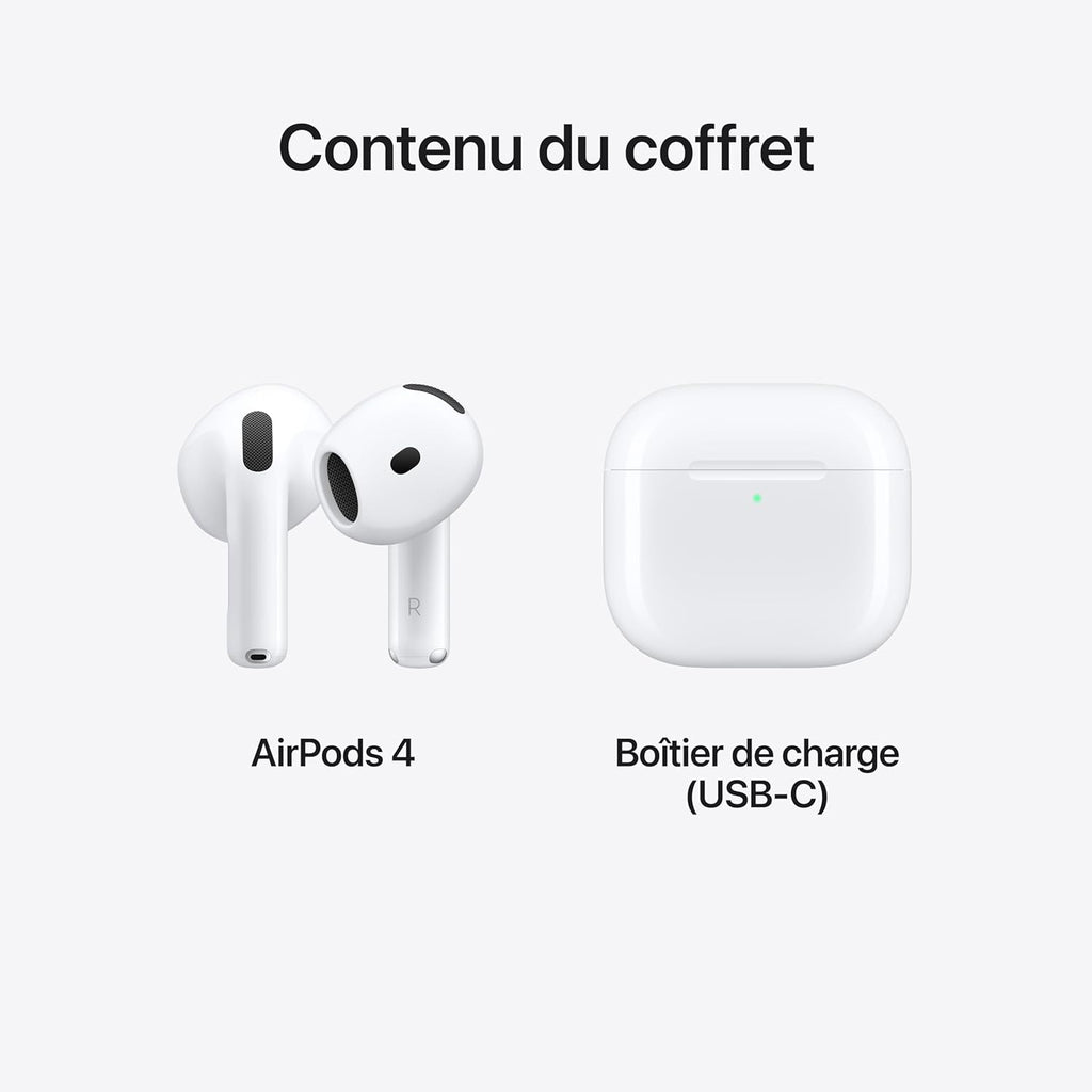 Apple AirPods 4 : les écouteurs sans fil indispensables pour le quotidien 🎧