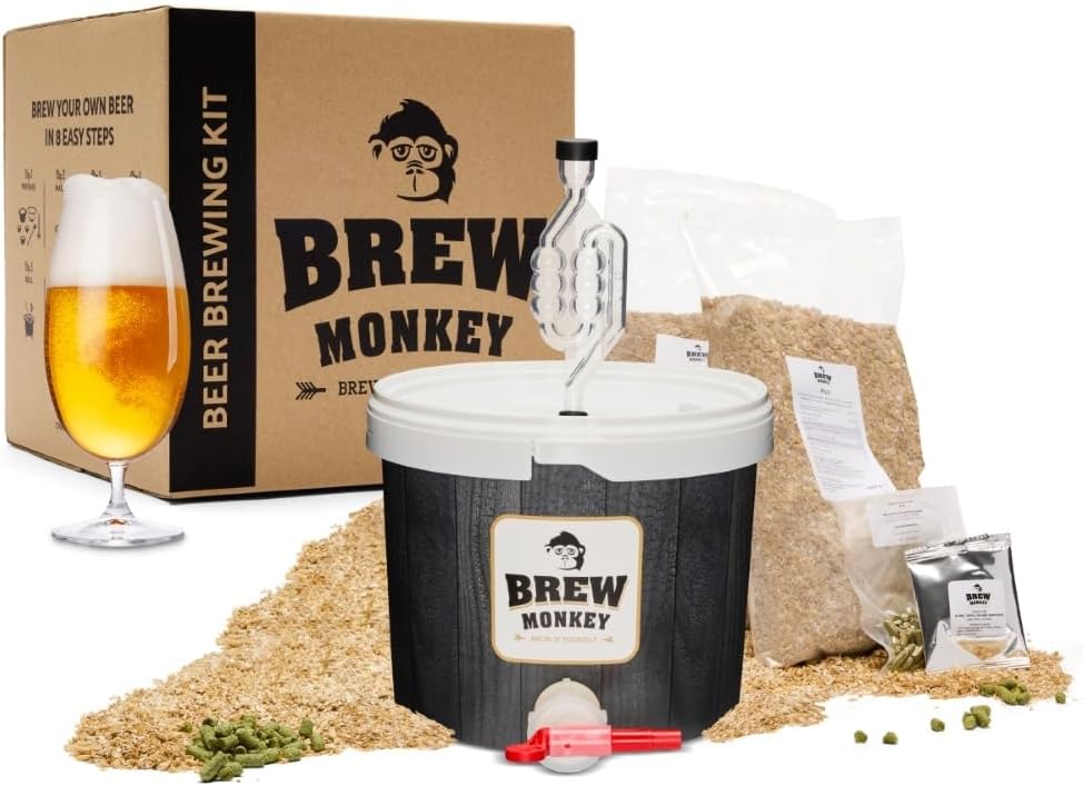 Kit de brassage de bière blonde maison Brew Monkey 5 L